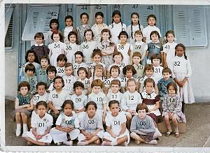 ECOLE MARAVAL FILLES 1959 CP